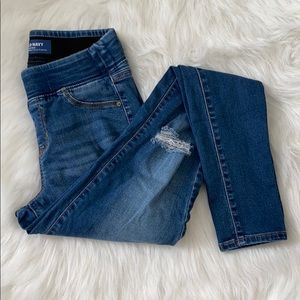 Old Navy Rockstar Mid Rise Pull-on Skinny Jegging